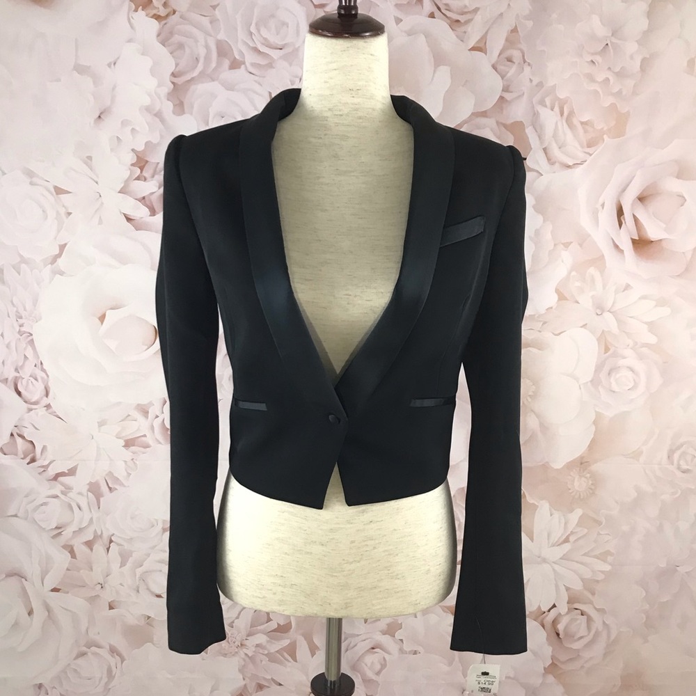 Victoria Secret Black Tuxedo Jacket
